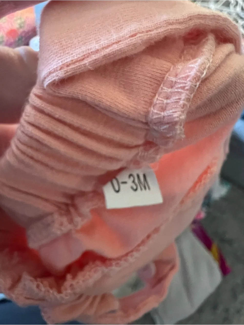 Pink Baby Bubble Romper with Red Lobster Embroidery